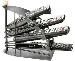 METAL REMOTE CONTROL RACK ORGANISER