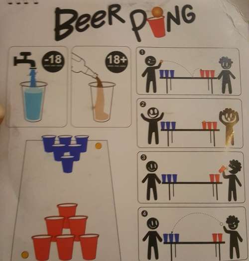 BEER PONG BAR GAME