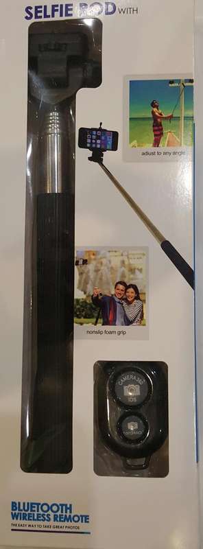 WIRELESS BLUE TOOTH REMOTE CONTROL SELFIE ROD