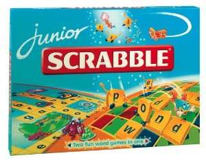 JUNIOR SCRABBLE BOARD GAME AGE 5+