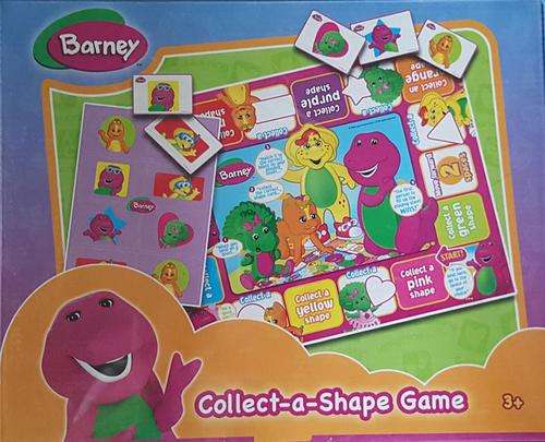 BARNEY & FRIENDS - COLLECT A SHAPE GAME