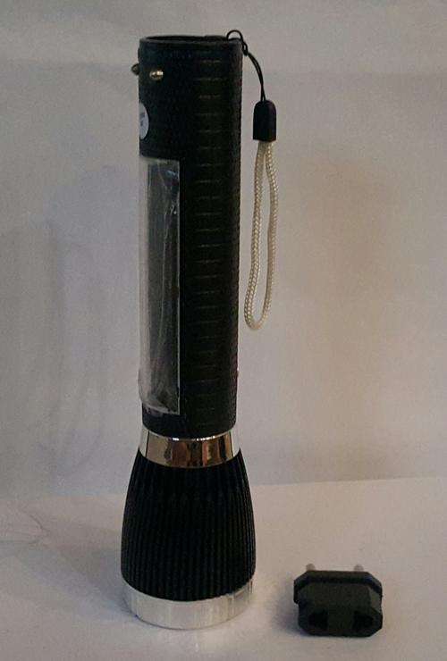 SOLAR & RECHARGABLE LED TORCH 150 LUMENS
