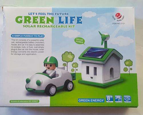 GREEN LIFE - SCIENCE & EDUCATIONAL DIY ROBOT KIT 8+