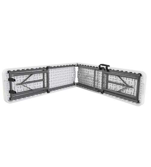 1.8m Plastic Folding Bench With Safety Lock- White