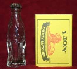 Coke - Miniature glass bottle 6mm