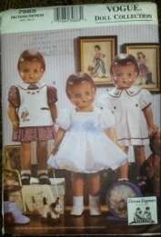 Vogue Doll Collection craft  -  Doll Clothes Pattern(7565) - Teresa Layman