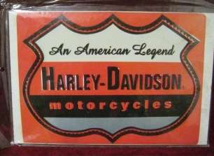 Wooden Novelty Bar Sign - Harley-Davidson - 30 x 20 cm