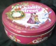 Nestle Quality Street Special Edition Year 2000-300 g- Empty tin-(+-5 cm High) (+-15 cm Width)