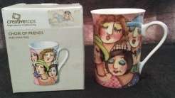 Mug - Exclusively For Creative Tops Northamptonshire England - Sharon Dold (+-11cm High)