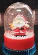 Santa Snow Globe (+- 9 cm High)