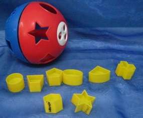 Baby Red and Blue Shape.(+-16cmx16cm)