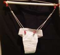 Old Fashion Baby Bouncer - White