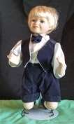 Porcelain Doll Kneeling (+-33cm High)