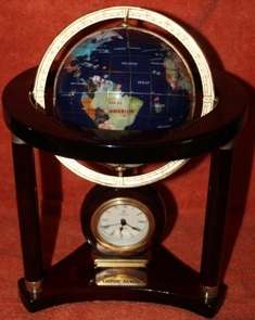 Ornament with clock