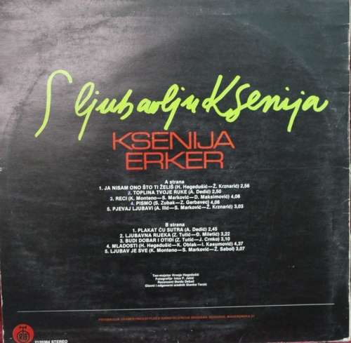LP - Sljubaulju Ksenija - Ksenija Erker