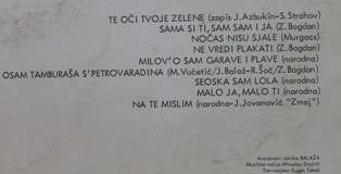 LP - Zvonko Bogdan - sto se bore misli moje