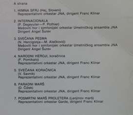 LP - Jugoslavijo rasti sve mocnija