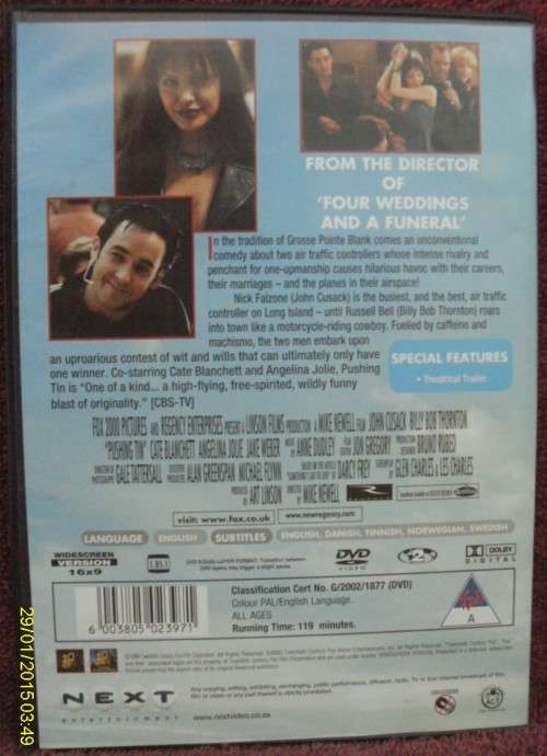 DVD - Pushing Tin