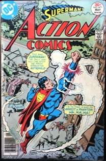 Comic - Superman's Action Comics - No 471  - L: 26 cm W:17 cm