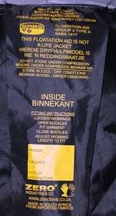 Zero Lifejacket - up to 80 kg