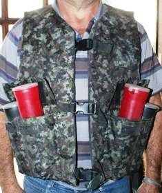 Paintball Vest with canisters