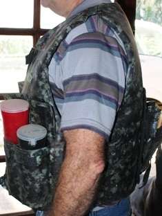Paintball Vest with canisters