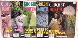 Crochet Monthly Number 154, 155, 157, 158, 163