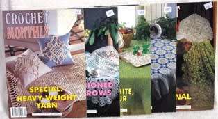Crochet Monthly Number 154, 155, 157, 158, 163