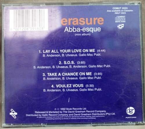 CD - erasure - Abba - esque