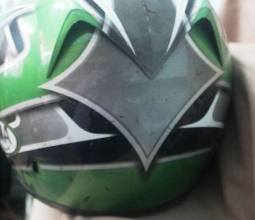 AMA Racing Helmet Green - Size unknown