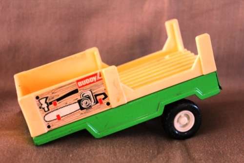 Tin Trailer - Buddy - Made in Hong Kong - 10 cm