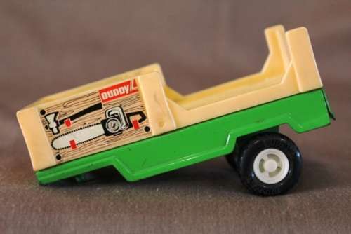 Tin Trailer - Buddy - Made in Hong Kong - 10 cm