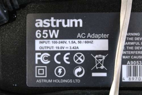 Acer Laptop Charger - 65 w - 1.5 A