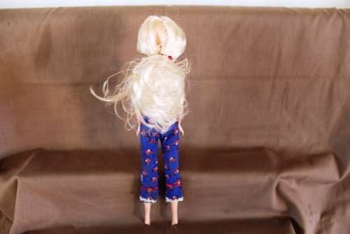 Doll' s - Barbie Like Doll / Blond hair   /  Dressed   / 29.5cm