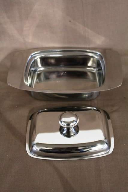 Stainless Steel - Butter Dish / 20x13x8cm