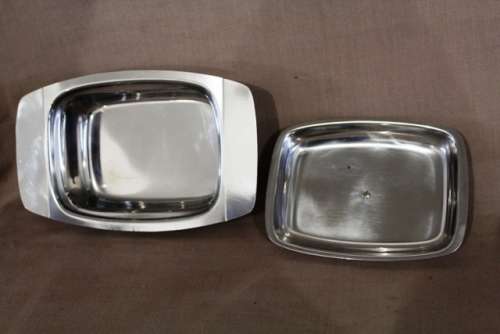 Stainless Steel - Butter Dish / 20x13x8cm