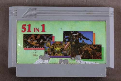 Games - 8Bit / Cartridge Game / 51 in 1