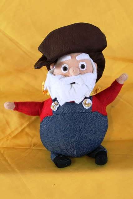 Soft Toy / Old Farmer / 28cm