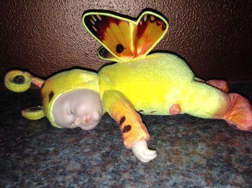 Anne Geddes butterfly baby doll