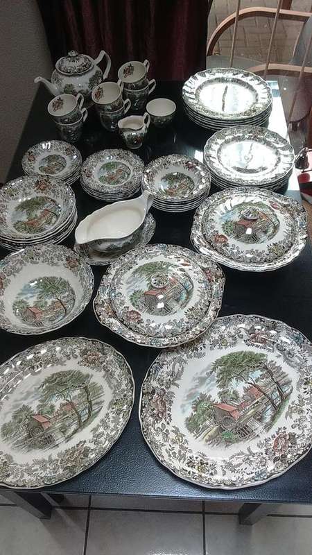 54 Piece Johnson Brothers Millstream serving set - DELIVERY IN JHB/PTA ONLY