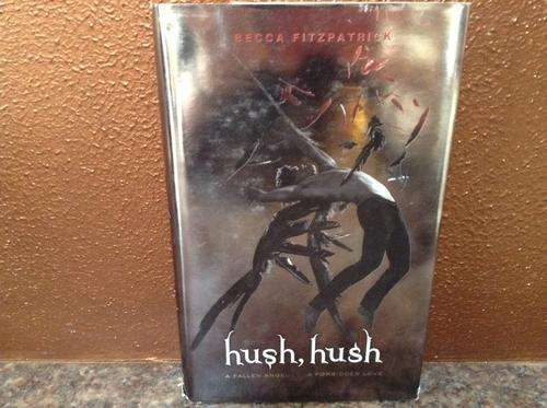 Books 1-3 of the Hush, Hush quartet by Becca Fitzpatrick (hardcover)