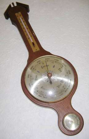 West Germany - Large Wooden Barometer