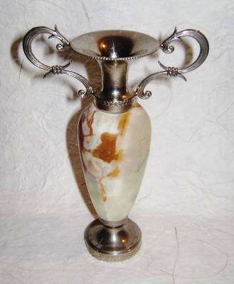 Late Entry - Pair of Small Vintage Marble Vases