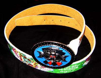 ED HARDY ( By Christian Audigier ) - Stunning Unisex Belt with Buckle