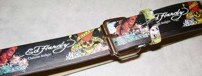 ( Ed Hardy ) - Stunning Belt with Silver Buckle