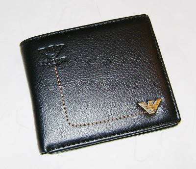 ( GEORGIO ARMANI ) - Black Men's Wallet - Boxed