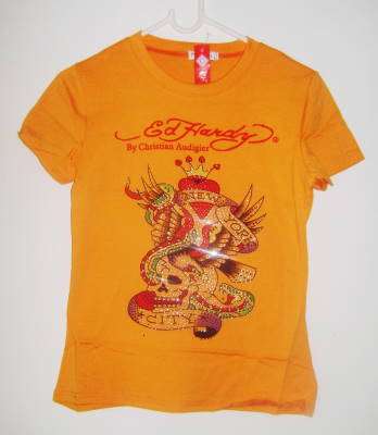 (  Ladies Large ) Ed Hardy Slim Fit Top ( Just Inn )