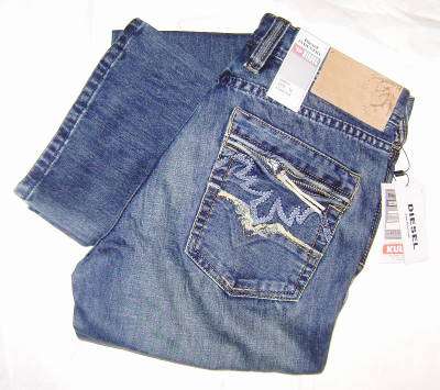 ( Size 34 )( New Style ) - Mens DIESEL ' KULTER 'Blue Jeans