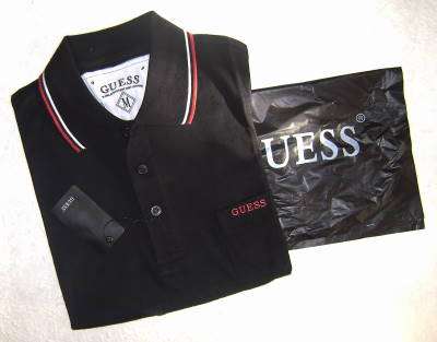 Guess - Brand New Black Golf Shirt