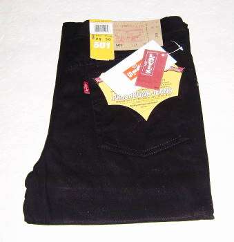 ( Size 30 )Mens Levi Freshshrunk Jeans 501 - Black